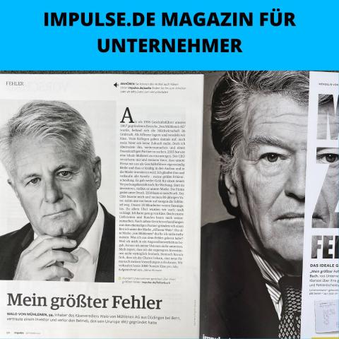 Affineur Walo in Impulse.de Magazin für Unternehmer 9/2022