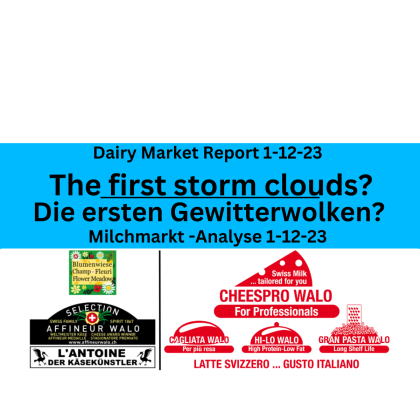 Dairy Market-Analysis 1-12-23, Milchmarkt Analyse vom 1-12-23