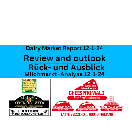 Dairy Market-Analysis 12-1-24, Milchmarkt Analyse vom 12-1-24