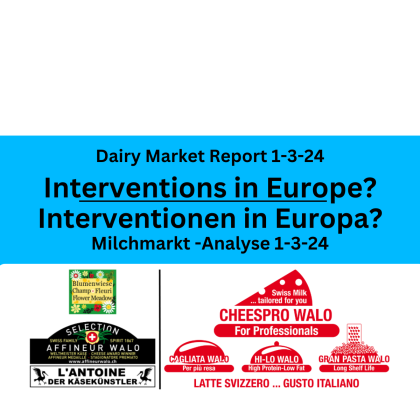 Milchmarkt Analyse 1-3-24; Dairy market Analysis 1-3-24